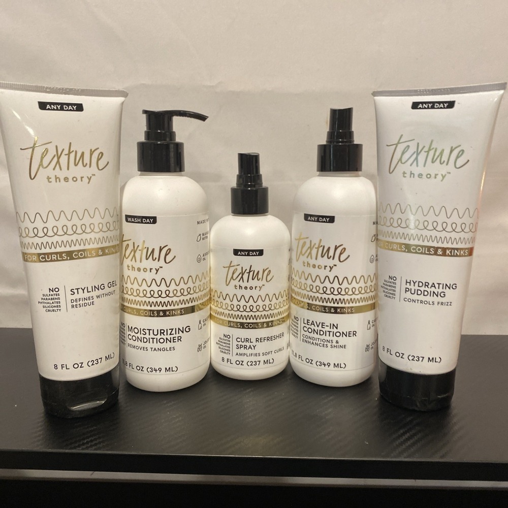 Texture Theory‎ Hair Product Set Of 5 Any Day & Wash Day